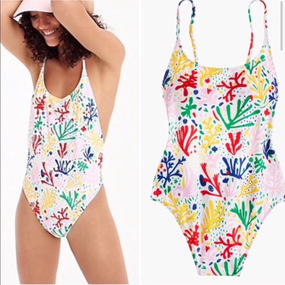 J. Crew Newport Print Playa Swimsuit